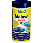 TetraMalawi Flakes 1000 мл - корм для растительноядных рыб с водорослями, хлопья